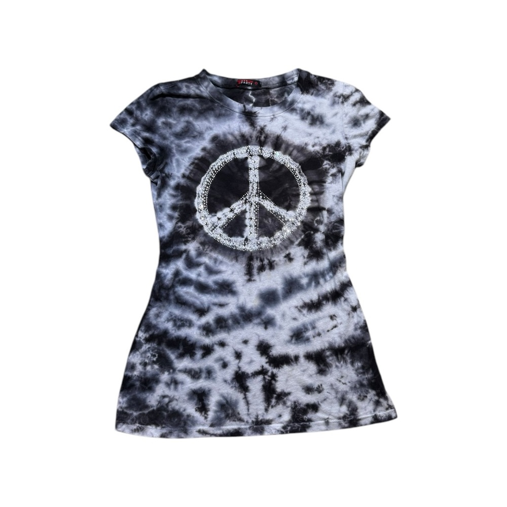 Y2K T Party Peace Logo Top